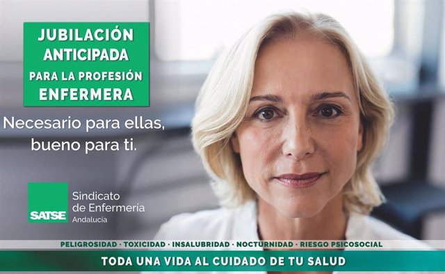 Archivo - Satse difunde en Andalucía una campaña para reclamar la jubilación anticipada voluntaria de la profesión enfermera