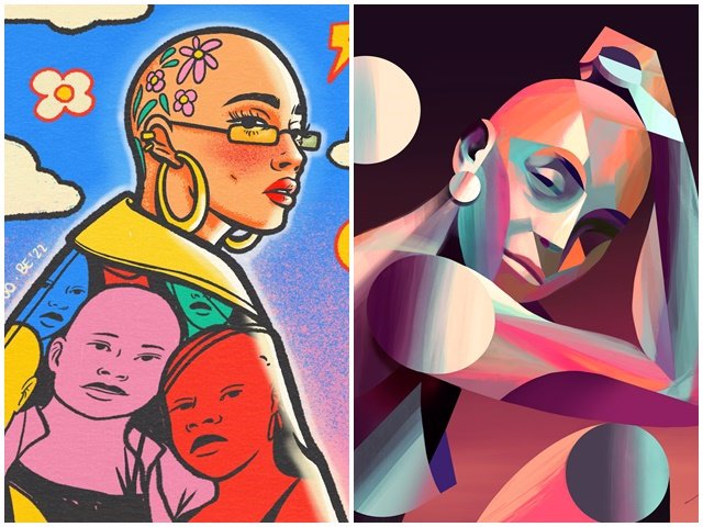 Una iniciativa de la plataforma social de Yoigo 'Pienso, Luego Actúo' para visibilizar la alopecia femenina a través del arte