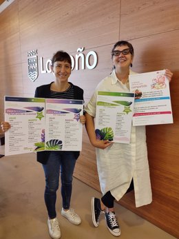 Carmen Urquía y Esther Felipe presentan las actividades de animación a la lectura este verano en Logroño