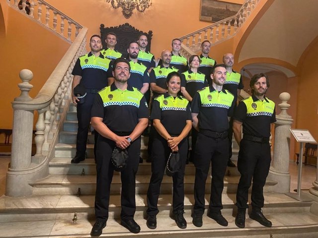 Imagen de archivo de la toma de posesión de nuevos oficiales de la Policía Local de Sevilla.