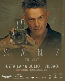 Cartel de la gira de Alejandro Sanz.