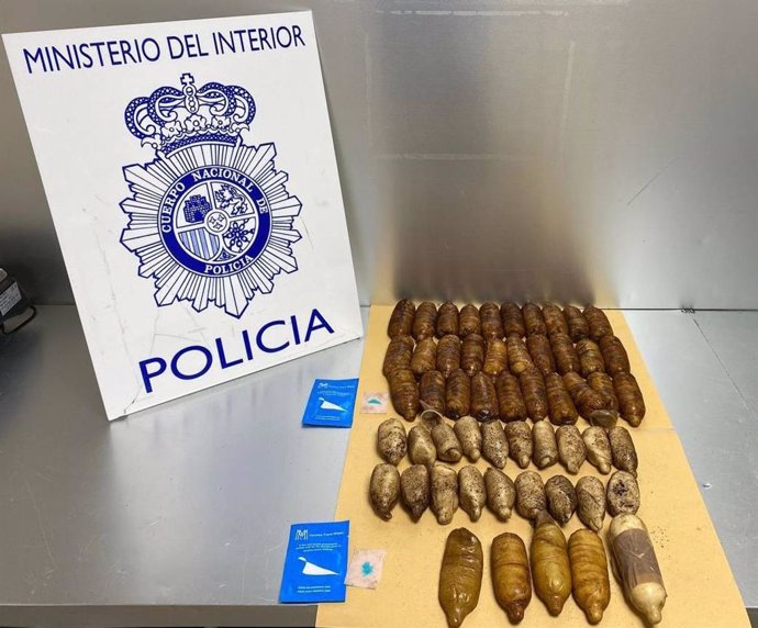 Intervención policial en el aeropuerto de Barajas