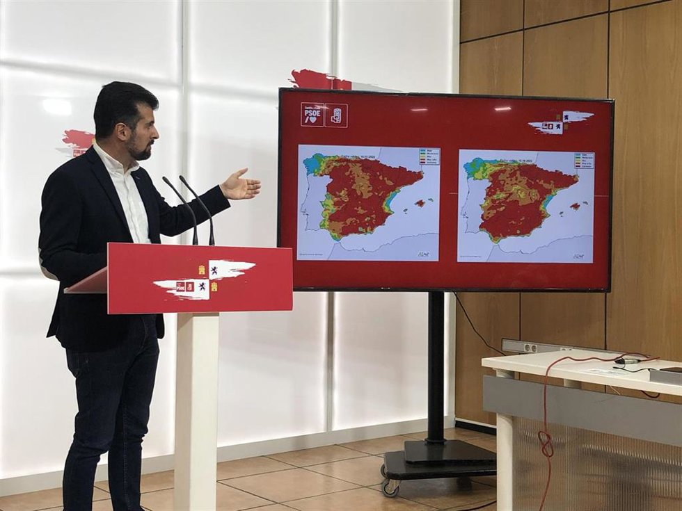 El secretario autonómico del PSOE, Luis Tudanca