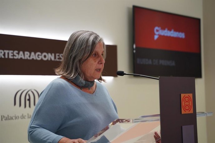 La diputada de Cs Aragón Beatriz García.