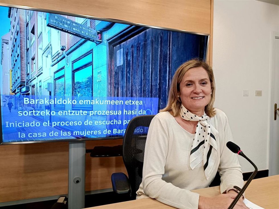 La alcaldesa de Barakaldo, Amaia del Campo.