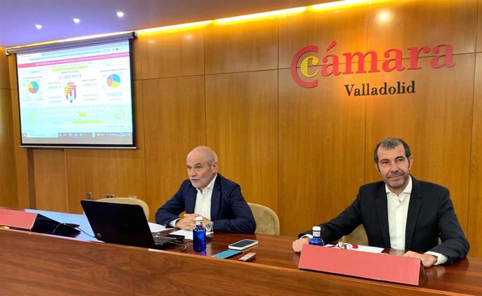 Presentación del informe de impacto económico del ascenso del Real Valladolid en la ciudad.