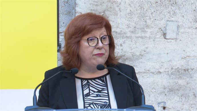 Archivo - La hasta ahora delegada del Gobierno en la Comunitat Valenciana, Gloria Calero, en una imagen de archivo durante su toma de posesión.