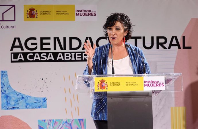 Archivo - La directora del Instituto de las Mujeres, Antonia Morillas, interviene en la inauguración de la nueva sede del Instituto de las Mujeres, a 25 de mayo de 2022, en Madrid (España). 