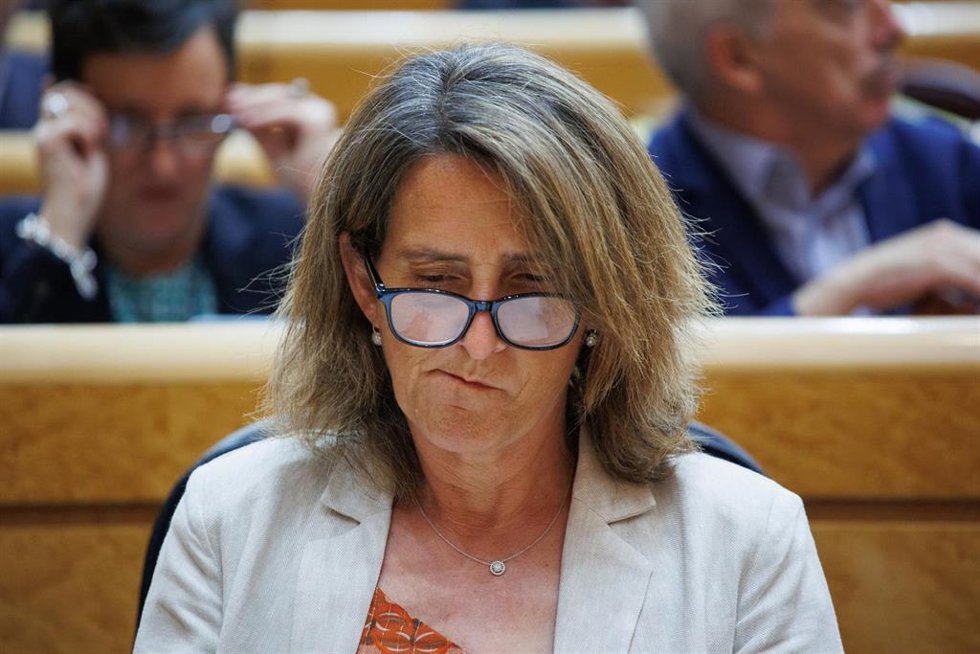 La ministra para la Transición Ecológica y el Reto Demográfico, Teresa Ribera.