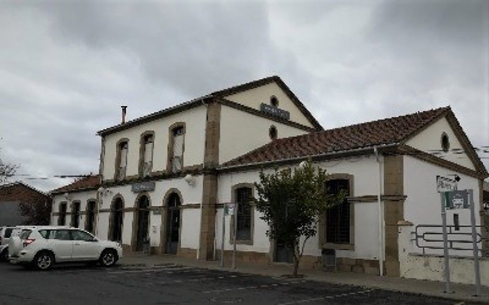 Estación de trenes de Plasencia.