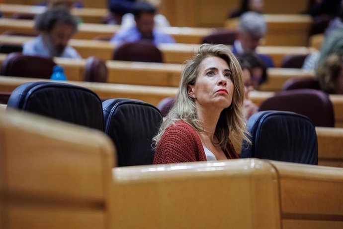 La ministra de Transportes, Movilidad y Agenda Urbana, Raquel Sánchez