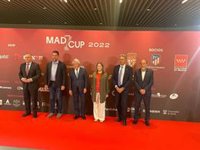El Metropolitano acoge la fiesta de la MADCUP 2022, un "proyecto de futuro y juventud"
