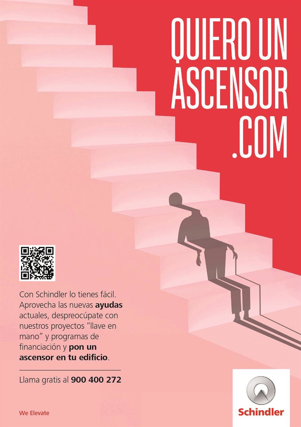 Campaña 'Quierounascensor.Com' de Schindler.