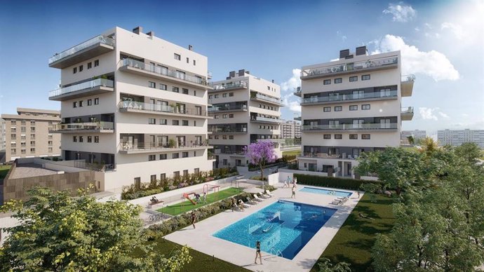 Residencial Aida de Metrovacesa construido  en Puerto de Sagunto