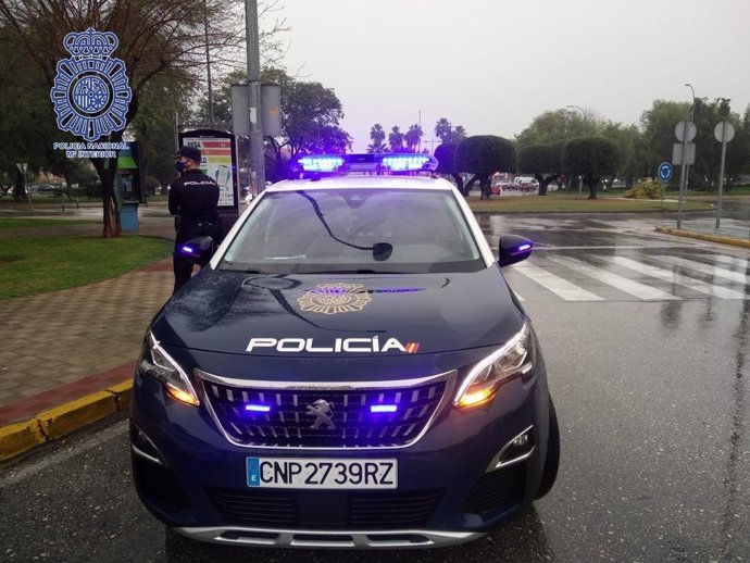 Coche de la Policía Nacional.