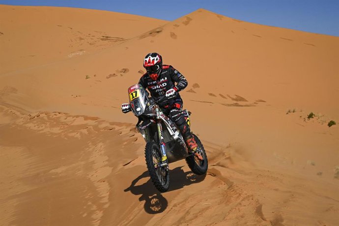 Archivo - Joan Pedrero Garcia, durante el Rally Dakar 2022  