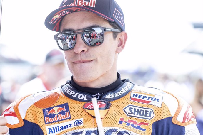 Archivo - Marquez Marc (spa), Repsol Honda Team, Honda RC213V, portrait during the MotoGP SHARK Grand Prix de France, 7th round of the 2022 FIM MotoGP World Championship, on the Circuit Bugatti of Le Mans from May 13 to 15, 2022 in Le Mans, France - Pho