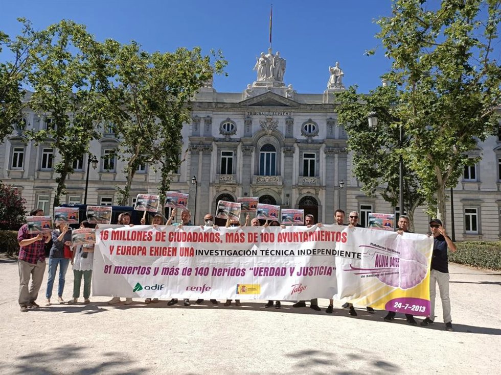 La Asociación Plataforma Víctimas Alvia 04155 presenta recurso ante el Tribunal Supremo.
