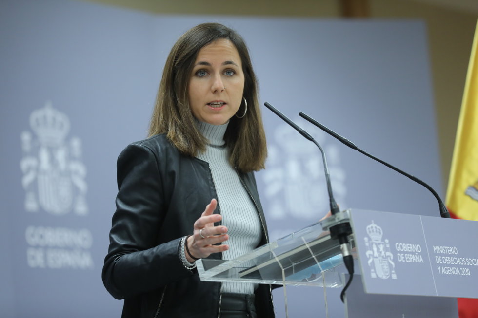 La ministra de Derechos Sociales y Agenda 2030, Ione Belarra