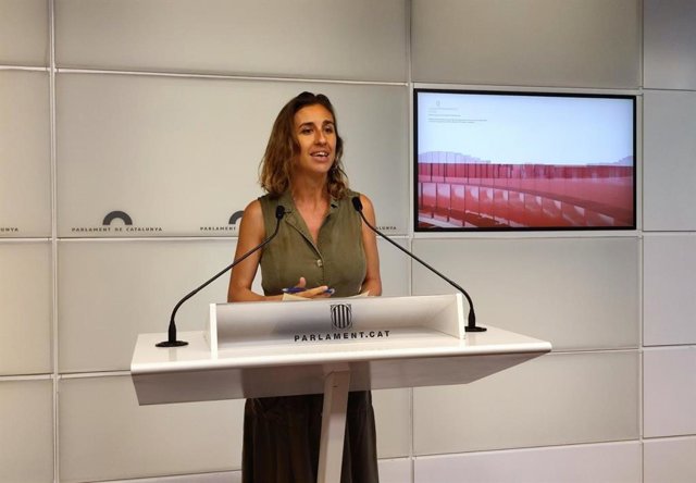 La diputada de la CUP al Parlament Laia Estrada