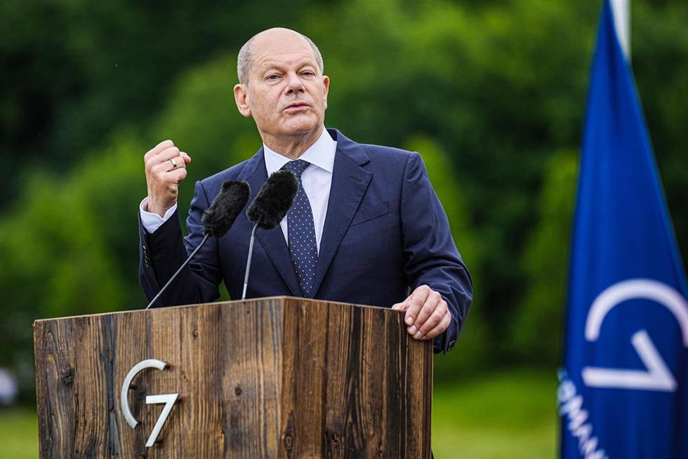 El canciller alemán, Olaf Scholz. 