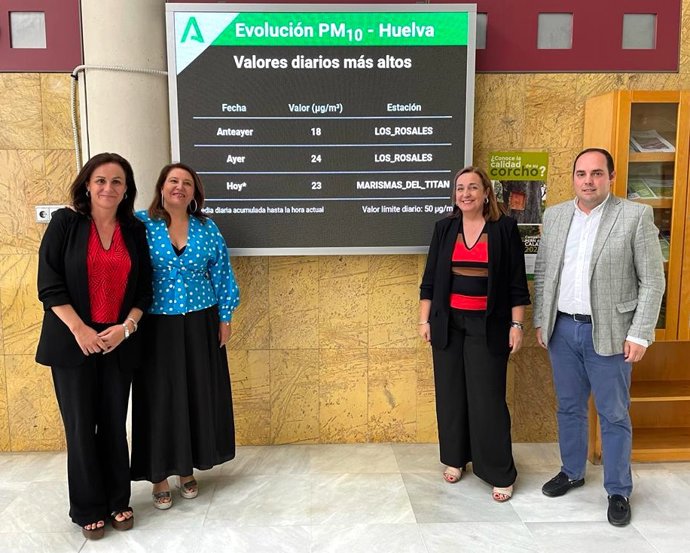 Np Cagpds  Carmen Crespo Destaca La Renovación De Todos Los Paneles Informativos De Calidad El Aire Para Ofrecer Datos Con La Máxima Transparencia