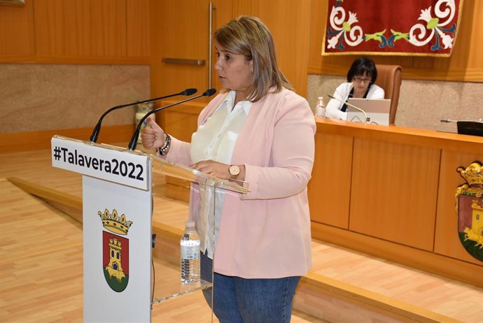 La alcaldesa de Talavera en el Debate del Estado de la Ciudad.