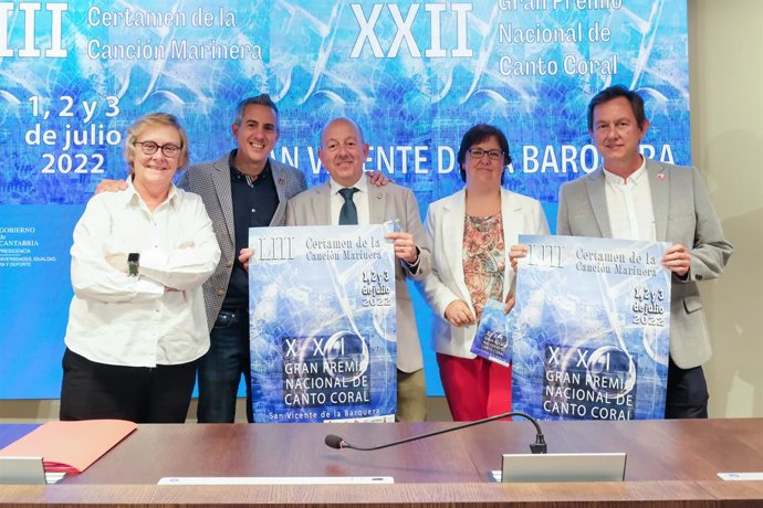 San Vicente De La Barquera Volverá A Acoger Este Fin De Semana, Del 1 Al 3 De Julio, Tras Dos Años De Restricciones Por La Pandemia, La 53 Edición Del Certamen De La Canción Marinera Y El 22 Premio Nacional Del Canto Coral, Que Reunirá En La Villa A Ci
