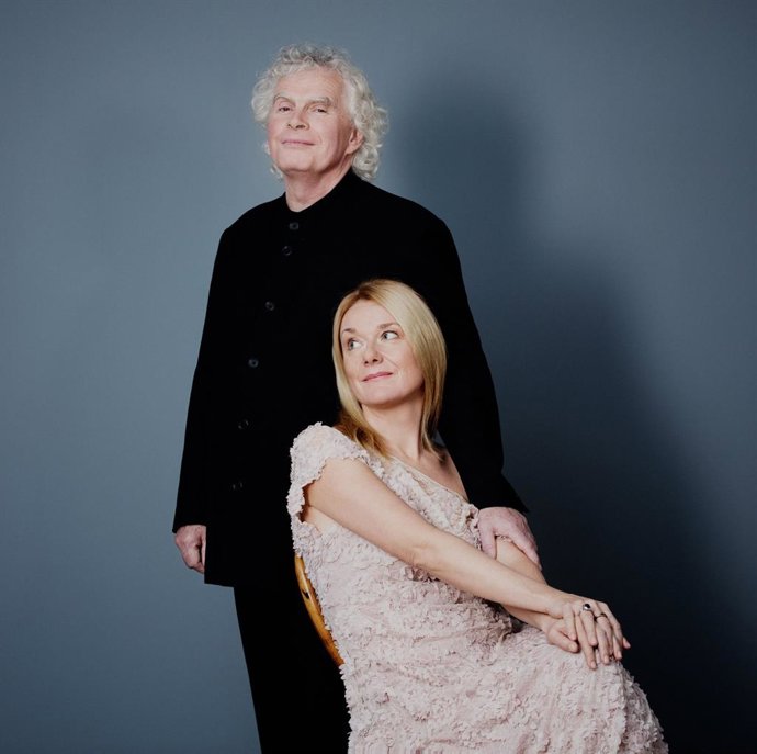 Simon Rattle i Magdalena Kozena