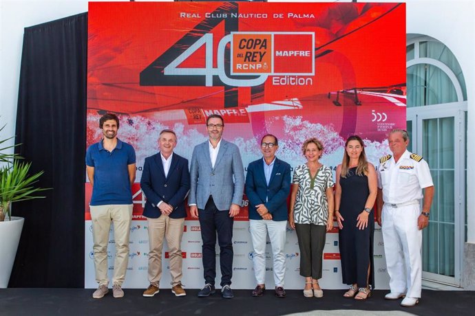Presentación de la 40 Copa del Rey de Vela en el Real Club Náutico de Palma.