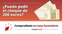 ¿Puedo pedir el cheque de 200 euros aprobado por el Gobierno? Compruébalo con este formulario