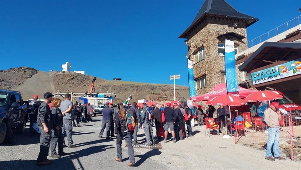 Recogida de residuos en Sierra Nevada
