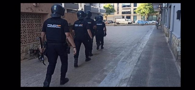 Varios detenidos en Palma en una operación de la Policía Nacional contra el narcotráfico.