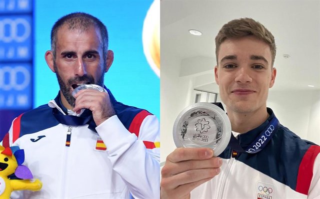 Levan Metreveli -en lucha- y Joel Plata -en gimnasia artística-, plata en los Juegos Mediterráneos