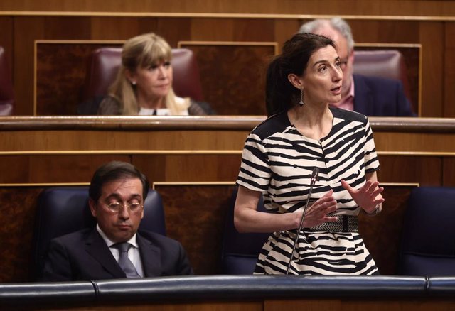 La ministra de Justicia, Pilar Llop, interviene en una sesión de control al Gobierno, en el Congreso de los Diputados.