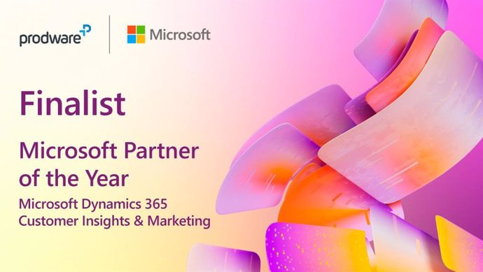 Prodware finalista 2022 Microsoft Dynamics 365 Customer Insights.