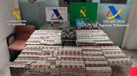 Intervienen en el aeropuerto de Loiu 6.600 cajetillas de tabaco sin declarar  por valor de 35.000 euros