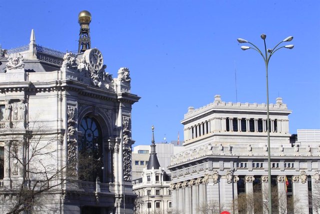 Archivo - Fachada del Banco de España