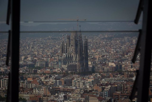 Archivo - Vista de la Sagrada Familia en Barcelona