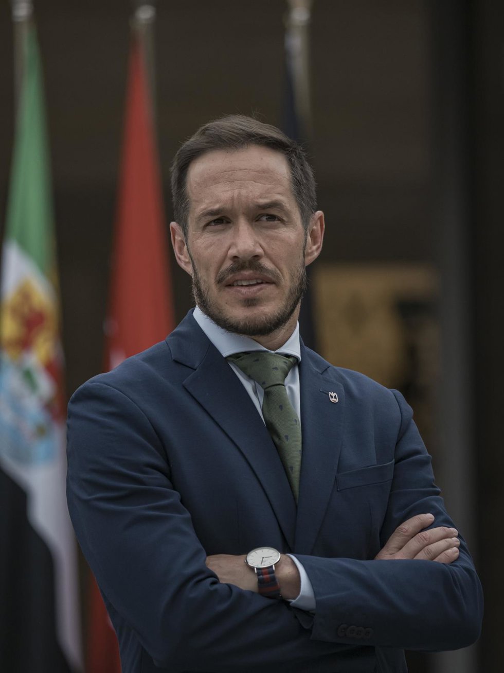 Archivo - El presidente del Cabildo de La Palma, Mariano Zapata