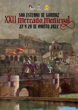 Cartel de la edición de 2022 del Mercado Medieval de San Esteban de Gormaz.