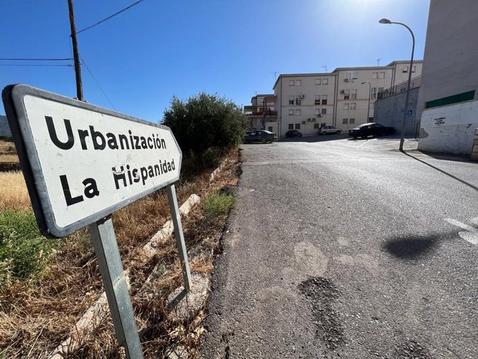 Plaza de la Hispanidad en Olula del Rio (Almería)