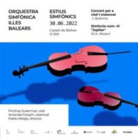 La Sinfónica de Baleares empieza los Veranos Sinfónicos en el Castillo de Bellver con Pinchas Zukerman y Amanda Forsyth