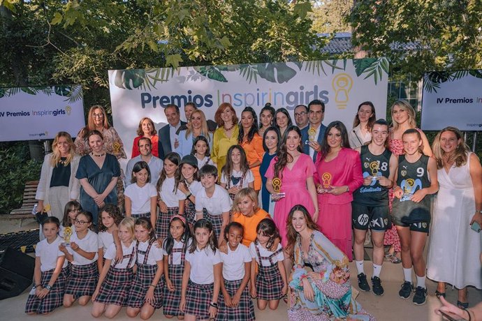 Gala de entrega de la IV edición de los Premios Inspiring Girls, en el Real Jardín Botánico de Madrid