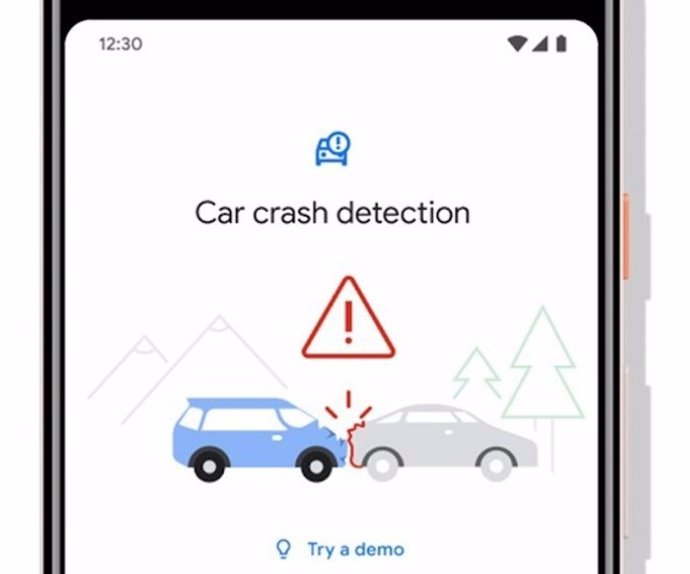 Función de detección de accidentes de tráfico para Pixel