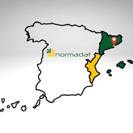 Normadat en Cataluña.