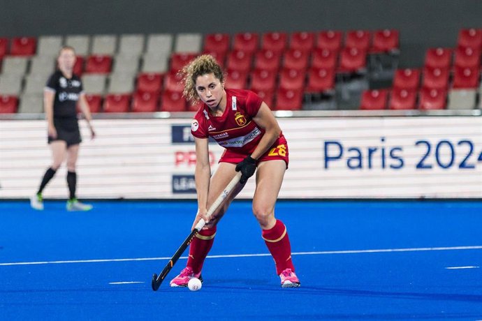 La capitana de la selección española femenina de hockey hierba Gigi Oliva