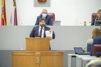 López Miras recrimina a los grupos de la oposición que hablen "de lo que les interesa y no de lo que nos preocupa"