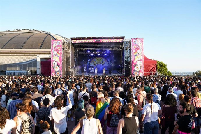 Concierto en Barcelona por el Día del Orgullo LGTBI, el 28 de junio de 2022.