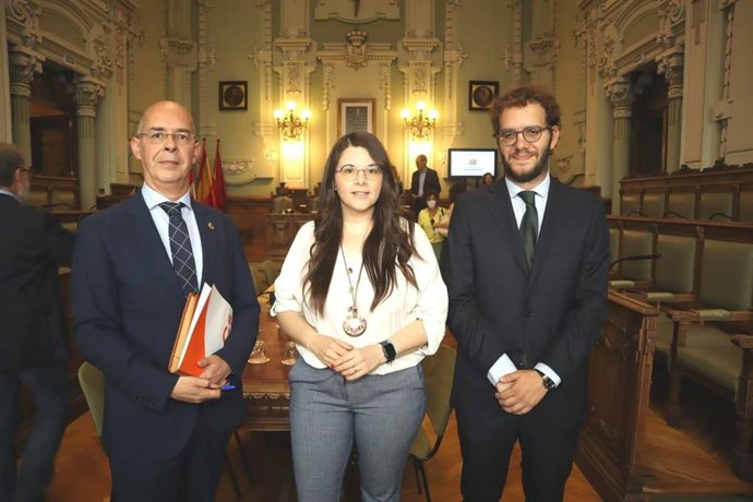 Concejales del Grupo Municipal de Ciudadanos en el Ayuntamiento de Valladolid.